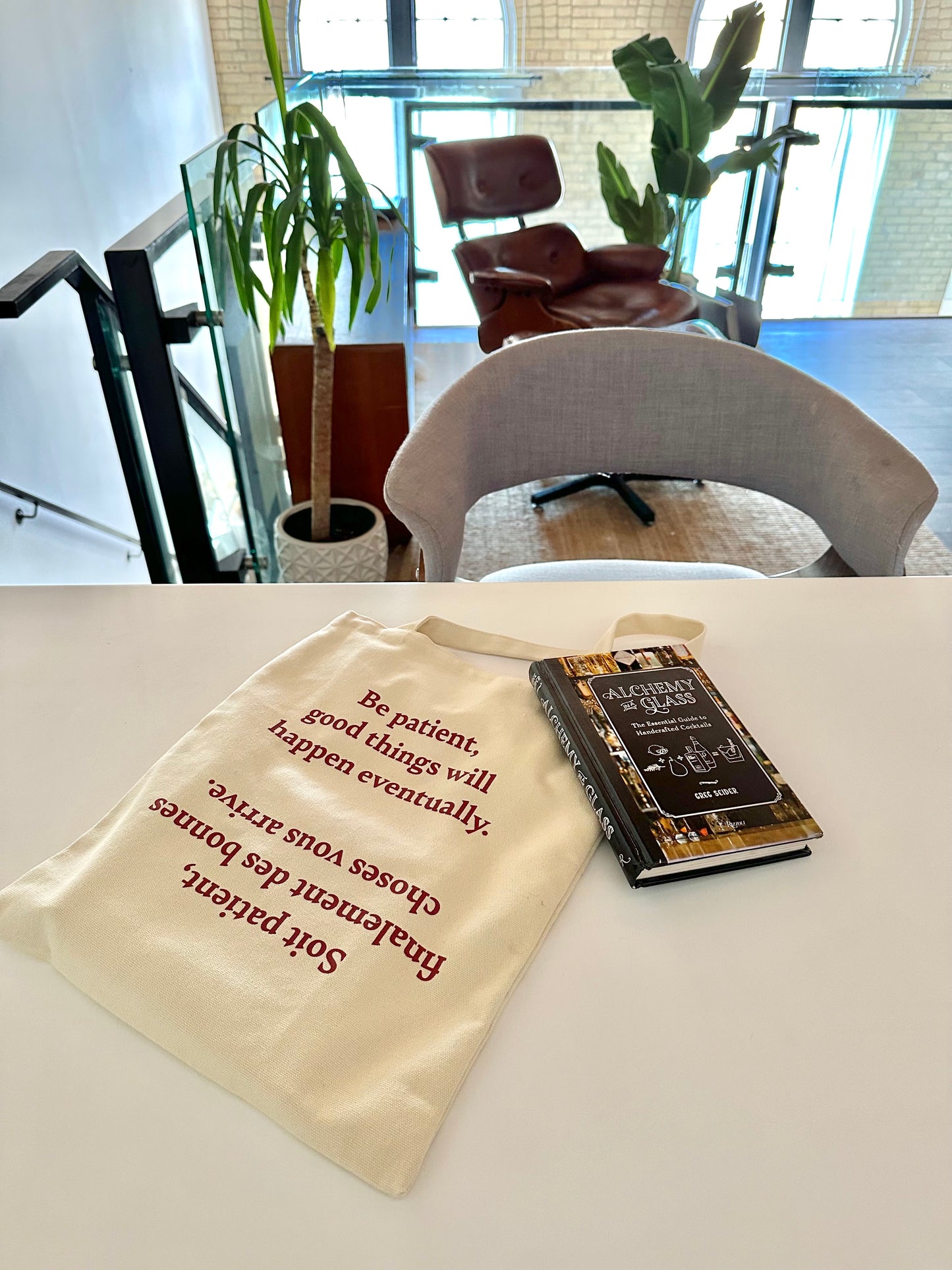 Tote bag- be patient