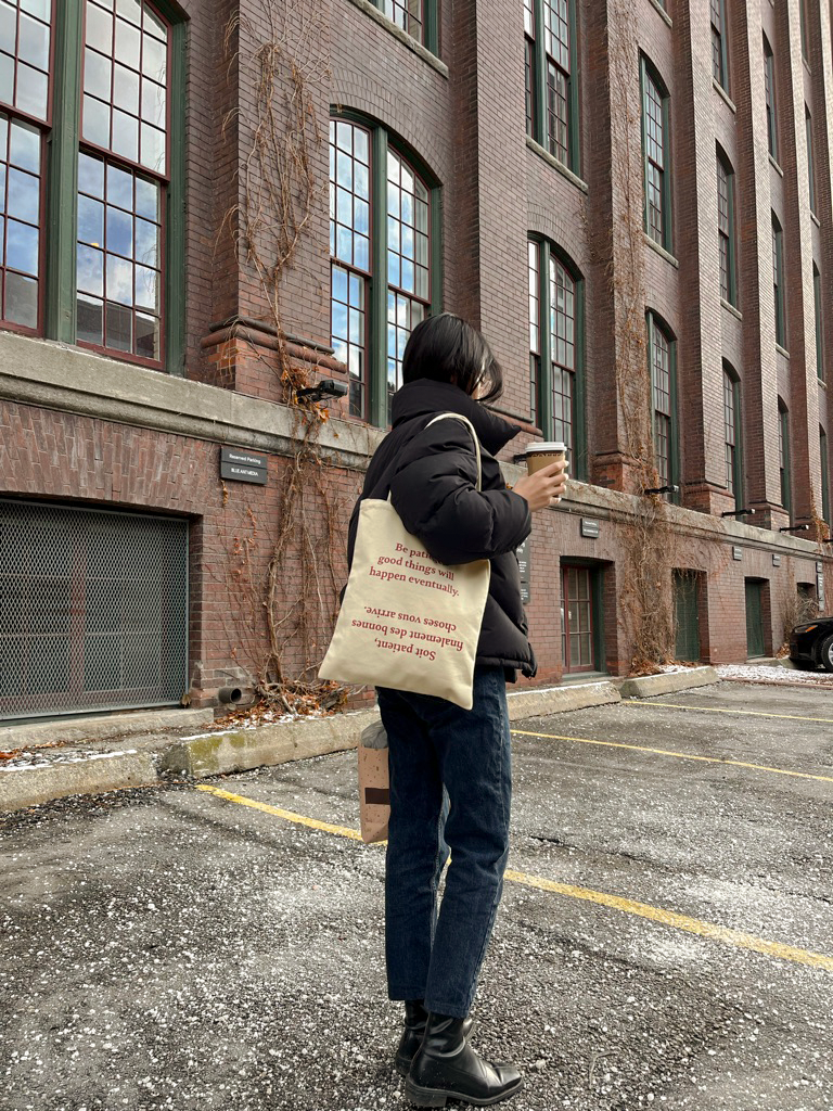 Tote bag- be patient